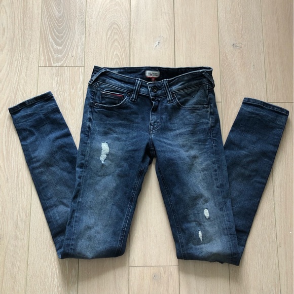 Tommy Hilfiger Denim Low Rise Skinny Jeans - Picture 1 of 12